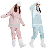 Lyžiarske kombinézy 2022 Dámske zahustené nepremokavé snehové bundy + nohavice Lyžiarsky set Snowboardové oblečenie Dámske outdoorové snowboardové lyžiarske bundy