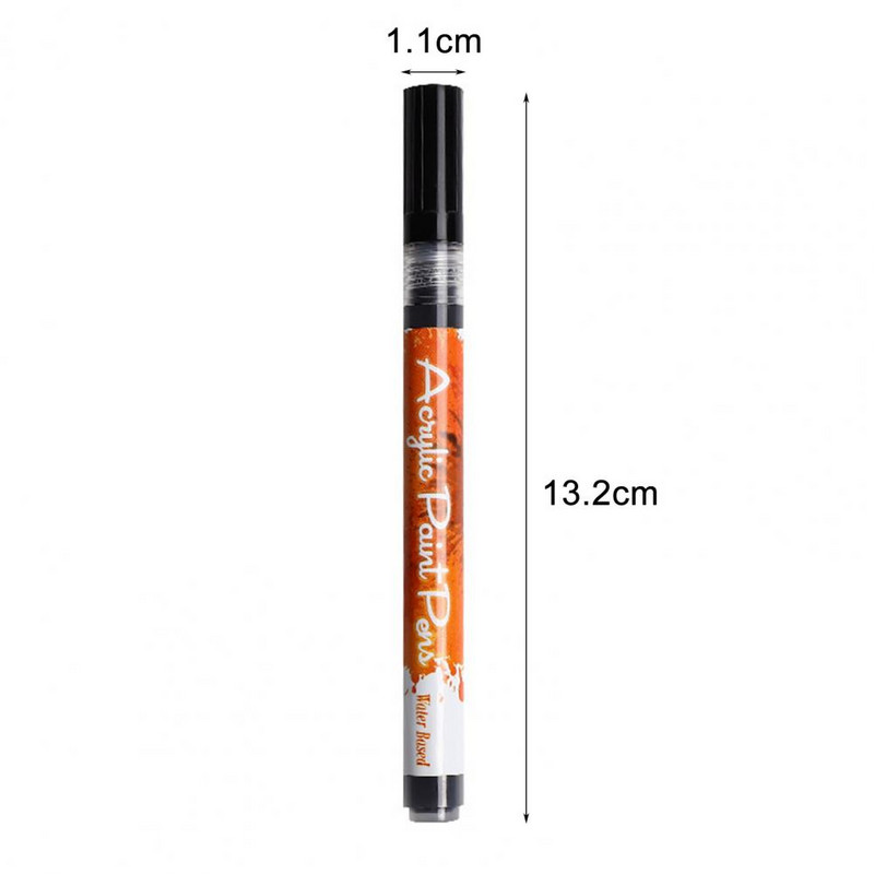 Pix rafinat pentru căptușeală pentru unghii, stilou ușor pentru pictura de unghii, uscare rapidă, markere rezistente la soare, pix de umplere de culoare pentru pictură manuală