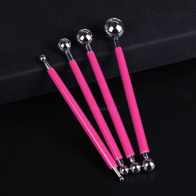 1 set de instrumente profesionale, instrumente de sculptură, bricolaj, din oțel inoxidabil, argilă polimerică, instrument de relief în formă de punct, jucării pentru sculptură în lut