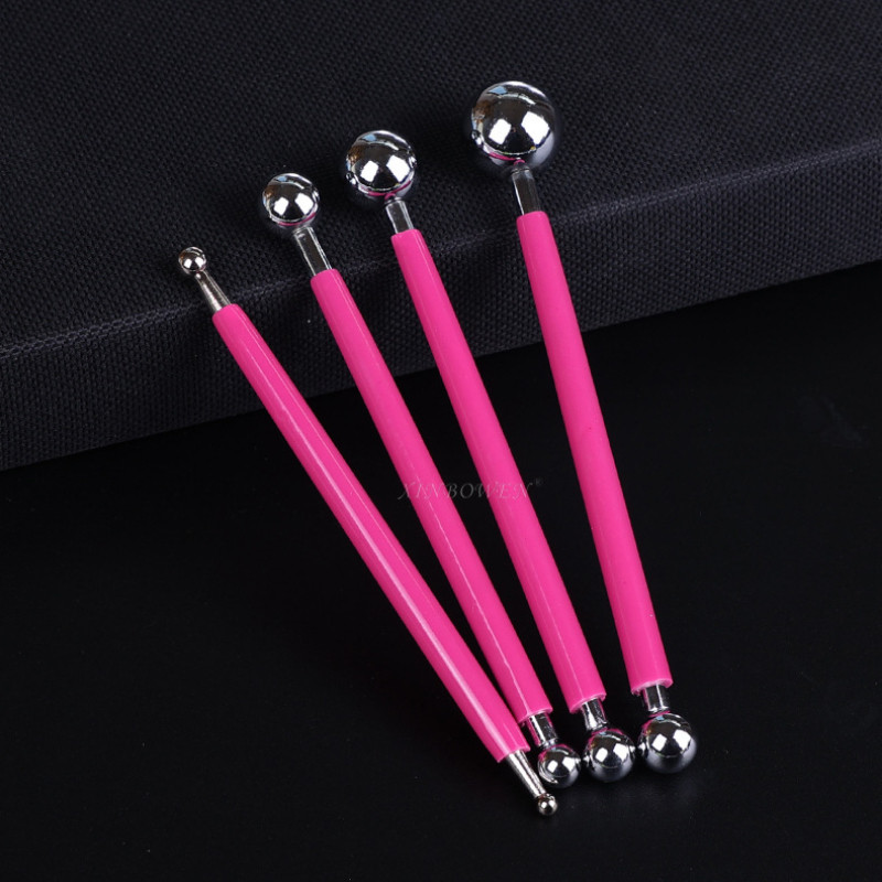 1 set de instrumente profesionale, instrumente de sculptură, bricolaj, din oțel inoxidabil, argilă polimerică, instrument de relief în formă de punct, jucării pentru sculptură în lut