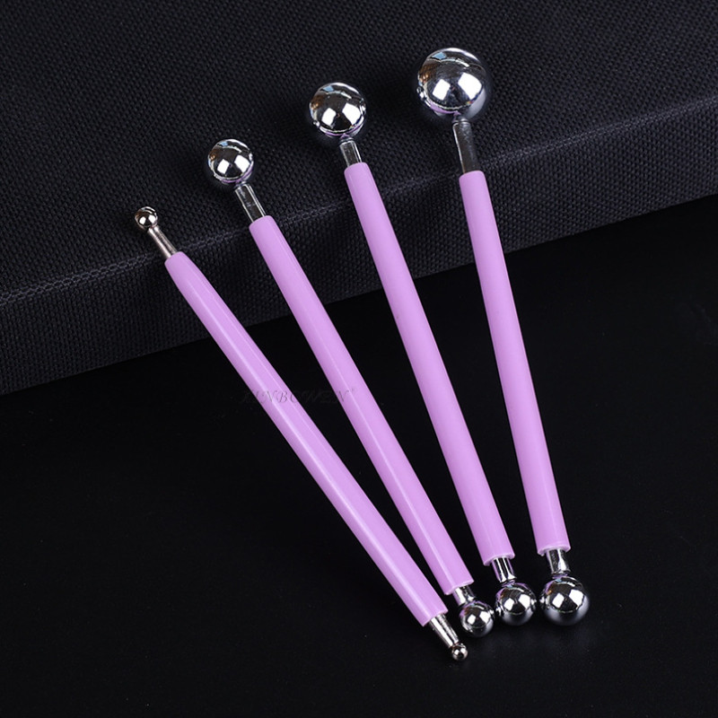 1 set de instrumente profesionale, instrumente de sculptură, bricolaj, din oțel inoxidabil, argilă polimerică, instrument de relief în formă de punct, jucării pentru sculptură în lut