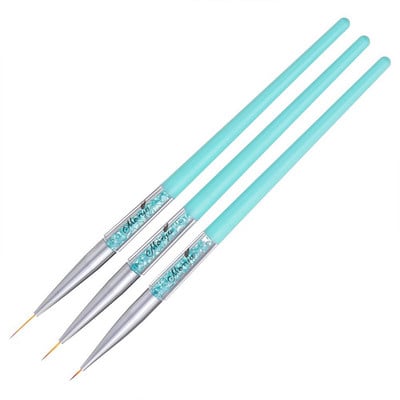 3kom\set Kist za crtanje noktiju Minijaturna olovka za crtanje kuka DIY kist za točkice Savjeti za nokte Alat za crtanje noktiju Kist za ukrašavanje noktiju