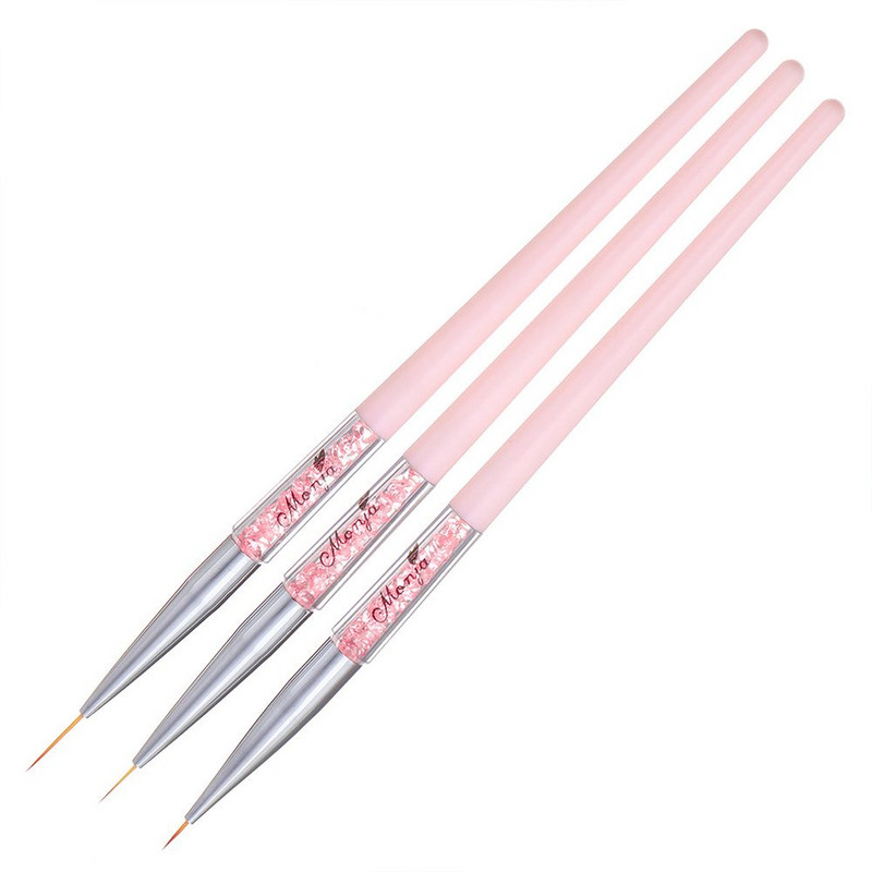 3kom\set Kist za crtanje noktiju Minijaturna olovka za crtanje kuka DIY kist za točkice Savjeti za nokte Alat za crtanje noktiju Kist za ukrašavanje noktiju