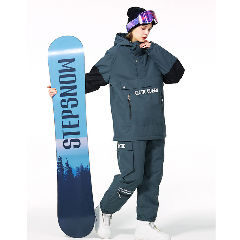 Új sídzseki női hóruhák overálok női vastag meleg sídzseki nadrágok vízálló szélálló snowboard kerékpáros ruházat