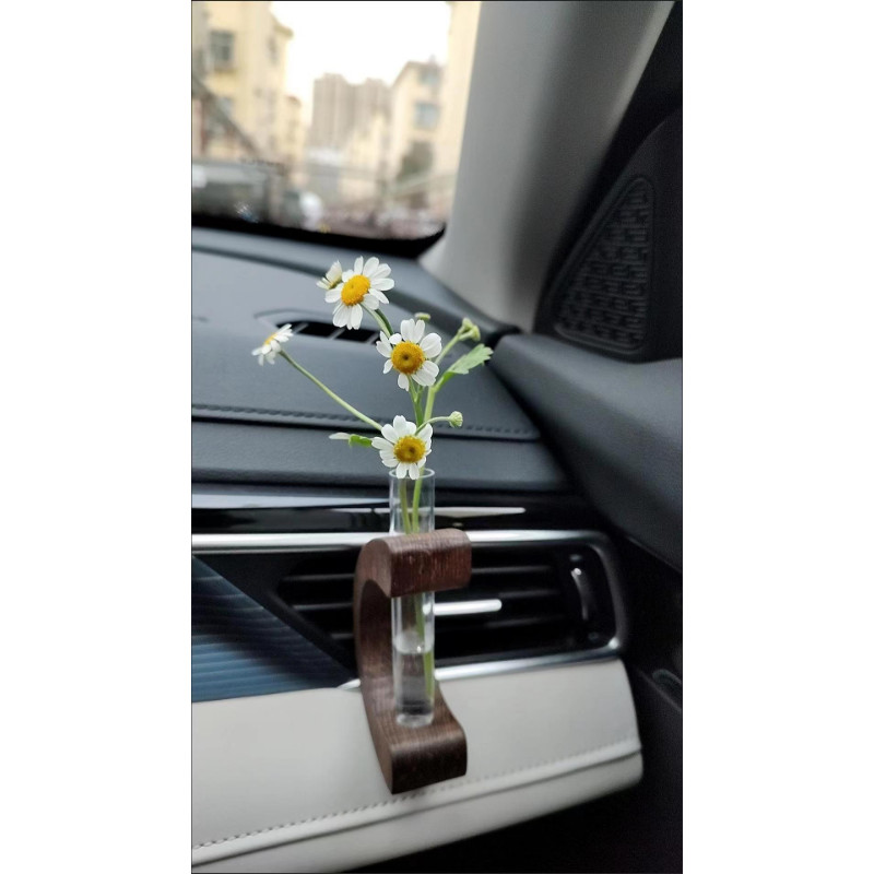 Priza Aer Auto Vaza De Flori Consola Centrala Decorare Odorizant Auto Aromaterapie Cadou Femeie Eleganta