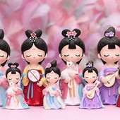 Dinastia Tang Chineză Niangniang Suvenir Ornament pentru mașină Decorație în miniatură Decorare pentru casă Cadou de aniversare