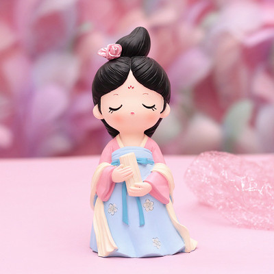 Dinastia Tang Chineză Niangniang Suvenir Ornament pentru mașină Decorație în miniatură Decorare pentru casă Cadou de aniversare