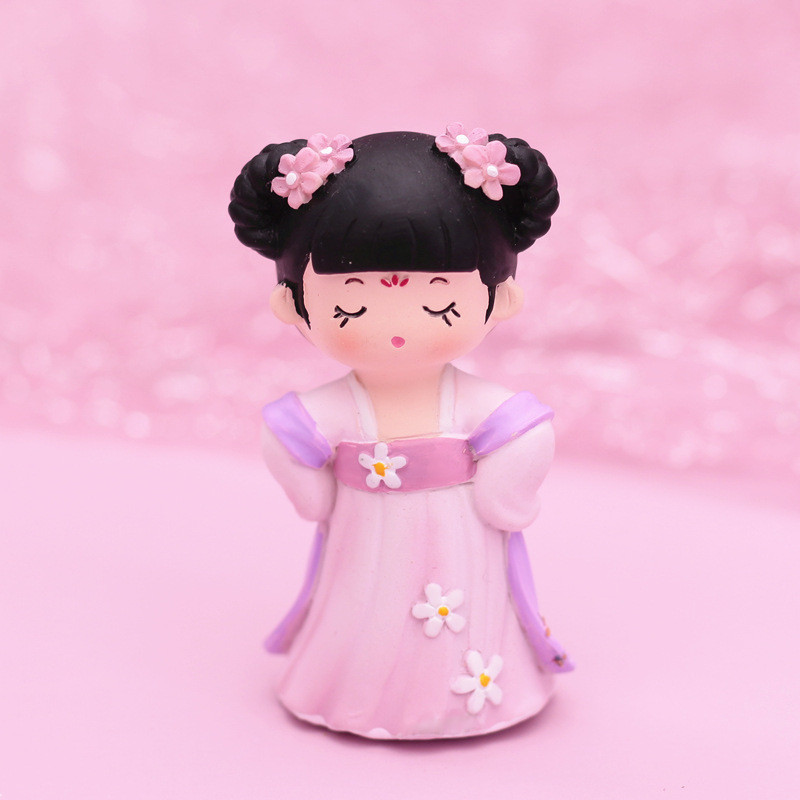 Dinastia Tang Chineză Niangniang Suvenir Ornament pentru mașină Decorație în miniatură Decorare pentru casă Cadou de aniversare