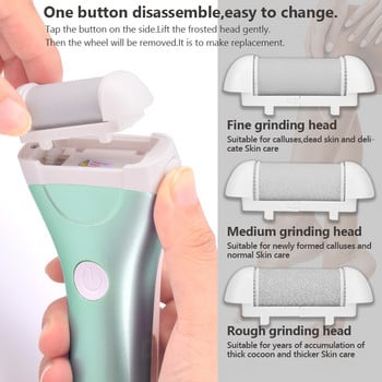 Преносима гореща електрическа пила за педикюр USB акумулаторен захранващ дисплей Професионални инструменти за грижа за краката Dead Hard Skin Callus Remover