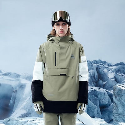 2023 Νέο κορυφαίο γυναικείο μπουφάν για σκι Ανδρικά σπορ σνόουμπορντ για εξωτερικούς χώρους Μπουφάν για σκι με ζεστή κουκούλα Αδιάβροχο χειμερινό παλτό