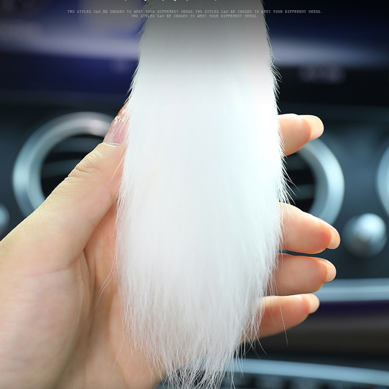 Moda Diamond Fox Oglinda retrovizoare Ornament Bling Bling Strass Mașină Oglindă Accesorii pentru agățat pentru fete femei 8 culori Drăguț