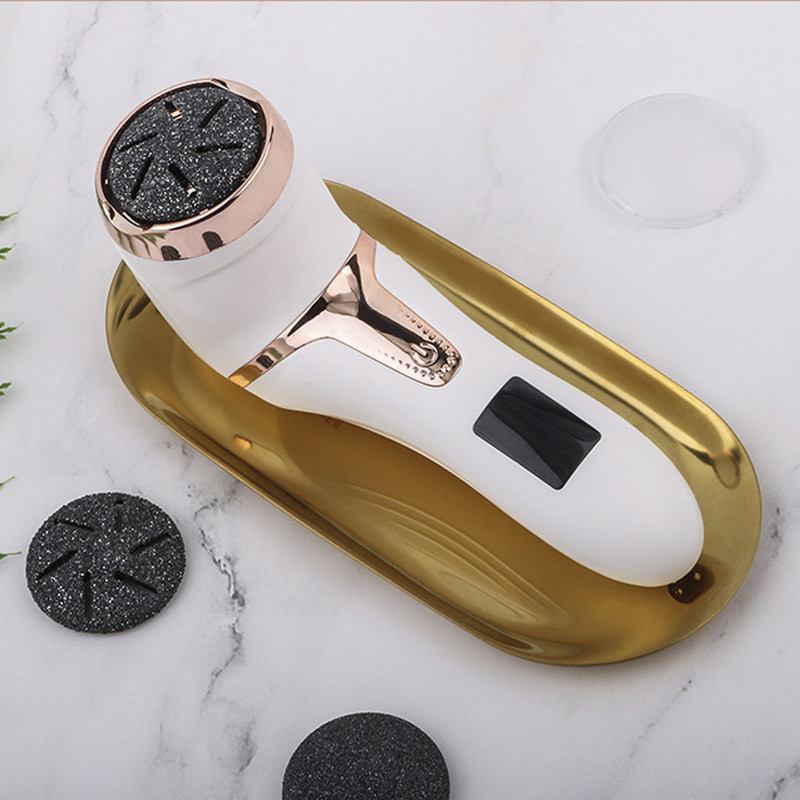 Elektrinis pėdų nuospaudų šalinimo rinkinys Įkraunamas nuospaudų šalinimo priemonė Nešiojama pėdų dildė, skirta negyvai suskilinėjusiai sausai odai pedikiūro įrankiams