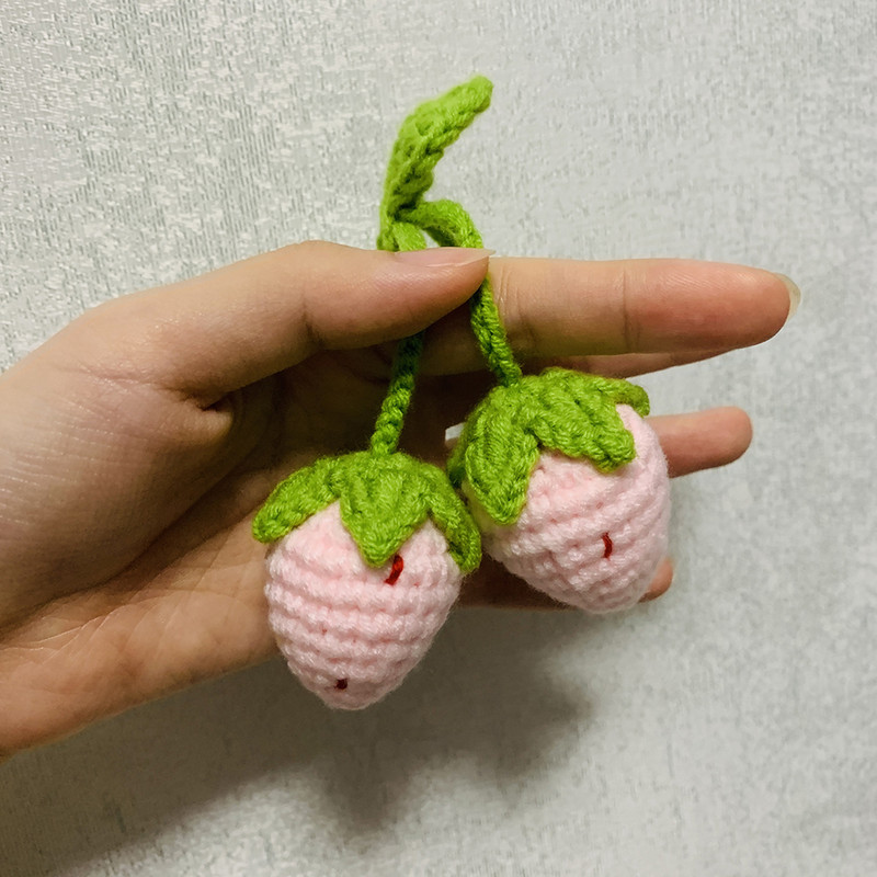 Căpșuni Accesorii pentru agățat pentru oglindă de mașină Charm Decor pentru fructe pentru femei Adolescenți Oglinda retrovizoare interioară Decor floral