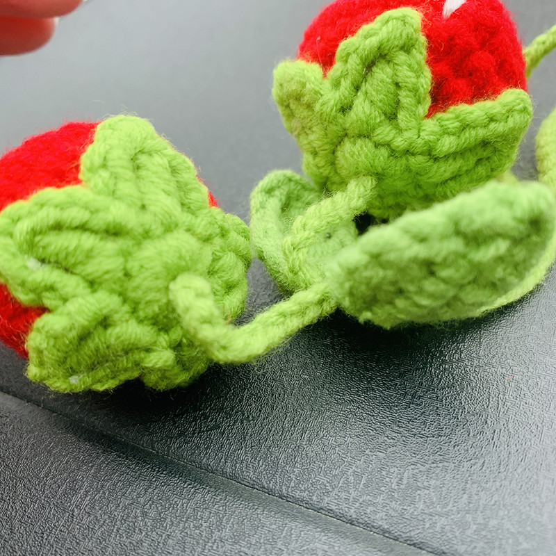 Căpșuni Accesorii pentru agățat pentru oglindă de mașină Charm Decor pentru fructe pentru femei Adolescenți Oglinda retrovizoare interioară Decor floral