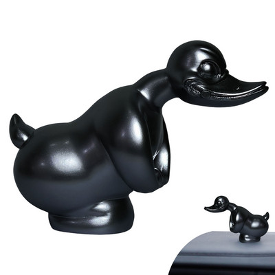 Ornament pentru capota mașinii de rață supărată, autocolant pentru capota față, pentru bordul mașinii, din aliaj de rață puternică, pentru accesorii de decorare a mașinii