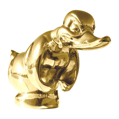 Ornament pentru capota mașinii de rață supărată, autocolant pentru capota față, pentru bordul mașinii, din aliaj de rață puternică, pentru accesorii de decorare a mașinii