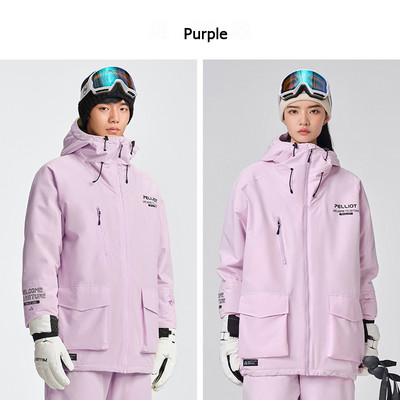 Jachete de schi pentru bărbați și femei, iarnă, caldă, rezistentă la vânt și la apă, sport în aer liber, snowboard, jachetă demi-sezon pentru femei