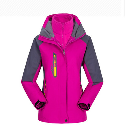 Îmbrăcăminte în aer liber, impermeabilă, respirabilă, pentru drumeții, jachetă pentru bărbați, femei, costum de schi gros în două piese, seturi de snowboarding, îmbrăcăminte sport