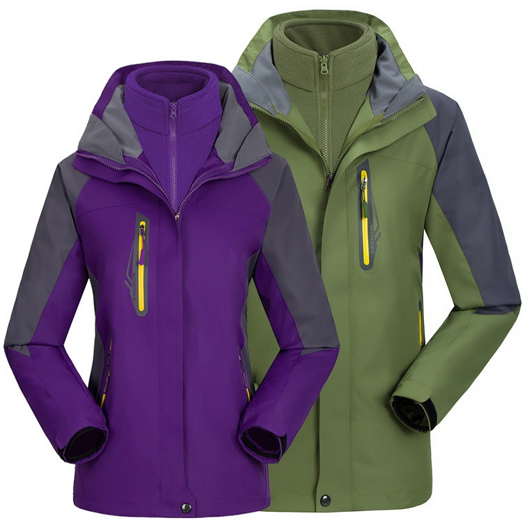 Îmbrăcăminte în aer liber, impermeabilă, respirabilă, pentru drumeții, jachetă pentru bărbați, femei, costum de schi gros în două piese, seturi de snowboarding, îmbrăcăminte sport