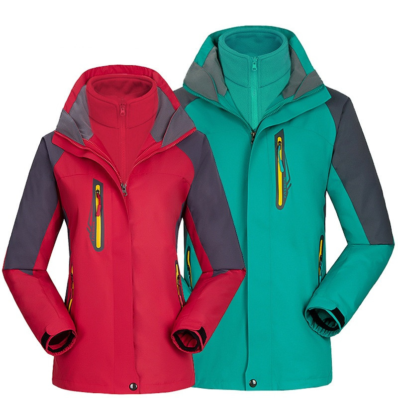 Îmbrăcăminte în aer liber, impermeabilă, respirabilă, pentru drumeții, jachetă pentru bărbați, femei, costum de schi gros în două piese, seturi de snowboarding, îmbrăcăminte sport