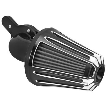 Μοτοσικλέτα Black Air Cleaner Intake Φίλτρο αέρα CNC για Harley Touring Trike Road Electra Street Glide 08-16 Dyna FXDLS Softail