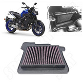 Se potrivește pentru Yamaha MT09 FZ09 Niken MT-09 Tracer 900 XSR900 2020 Filtru de curățare a filtrului de aer pentru motociclete Filtru de curățare de schimb pentru admisia de aer