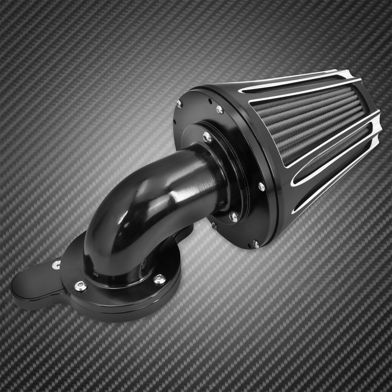 Filtru de admisie negru pentru filtru de aer pentru motocicletă pentru Harley Sportster XL 1200 883 72 48 Patruzeci și opt șaptezeci și doi Iron Super Low 04-2022