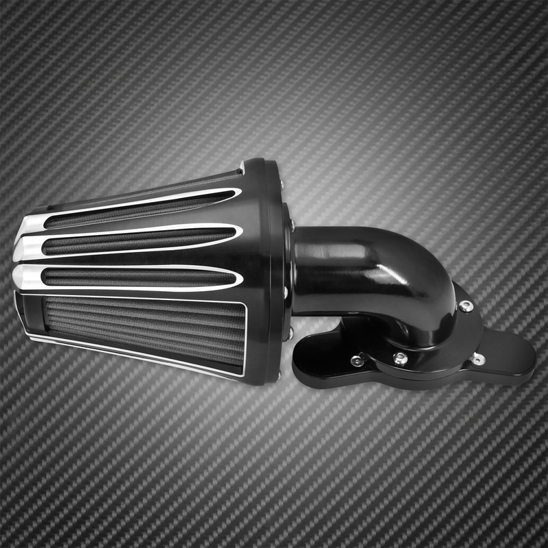 Filtru de admisie negru pentru filtru de aer pentru motocicletă pentru Harley Sportster XL 1200 883 72 48 Patruzeci și opt șaptezeci și doi Iron Super Low 04-2022