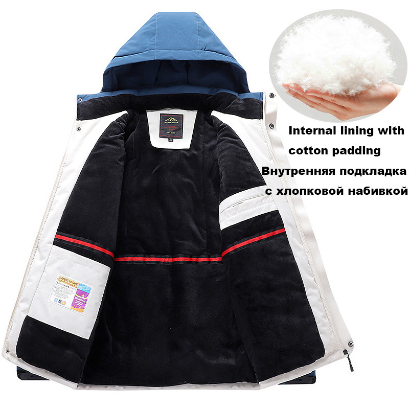 Vyriška slidinėjimo striukė ir kelnės Žieminiai, šilti, vėjui atsparūs slidinėjimo kostiumai, vyriški snieglenčių sniego paltai, kelnės lauko sporto kempingo prekės ženklo kombinezonai