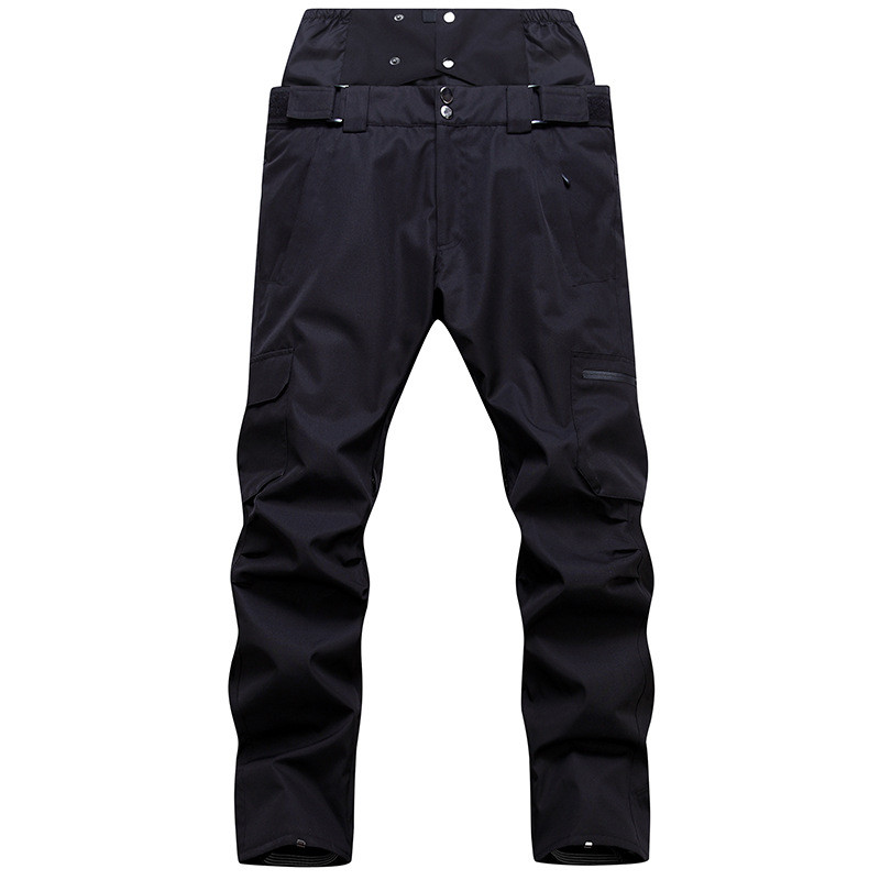 Pantaloni de schi Bărbați Femei Spot Single-board Dublu-board Îngroșat Cald Rezistent la uzură Curea impermeabilă Pantaloni din bumbac în aer liber
