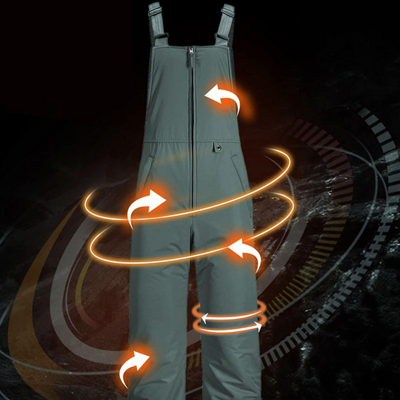 Slidinėjimo kombinezonai Kvėpuojantys ir patogūs žiemos sniego seilinukai Žieminiai vandeniui atsparūs izoliuoti Ripstop snieglenčių kombinezonai