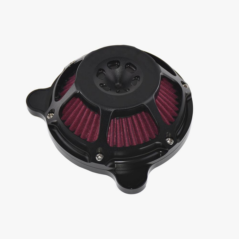 Pročistač zraka za motocikle Aluminijski crni za Harley Road King 00-17 Sportster 883 1200 XL Softail 2016 2017