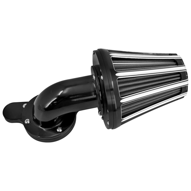 Filtru de aer pentru motocicletă Curățător negru de admisie pentru Harley Touring Street Electra Glide Dyna Sportster XL1200 883 Softail Breakout