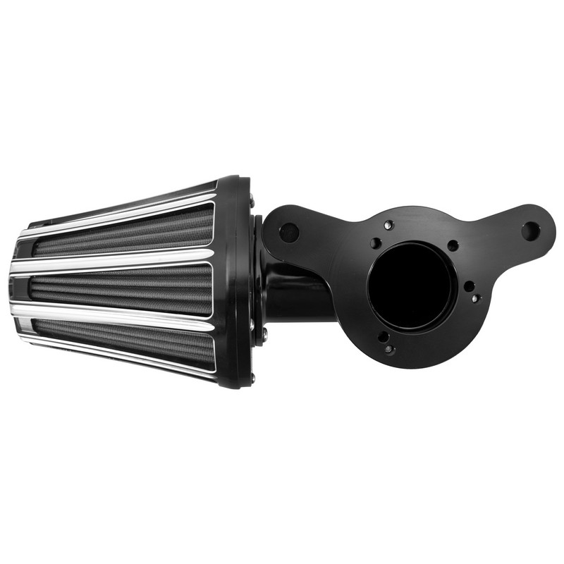 Filtru de aer pentru motocicletă Curățător negru de admisie pentru Harley Touring Street Electra Glide Dyna Sportster XL1200 883 Softail Breakout