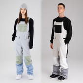 Costume de schi Femei Jachete de snowboard în aer liber Bărbați Pantaloni de schi Salopete Set de schi Impermeabil rezistent la uzură Îmbrăcăminte de iarnă Pantaloni de zăpadă