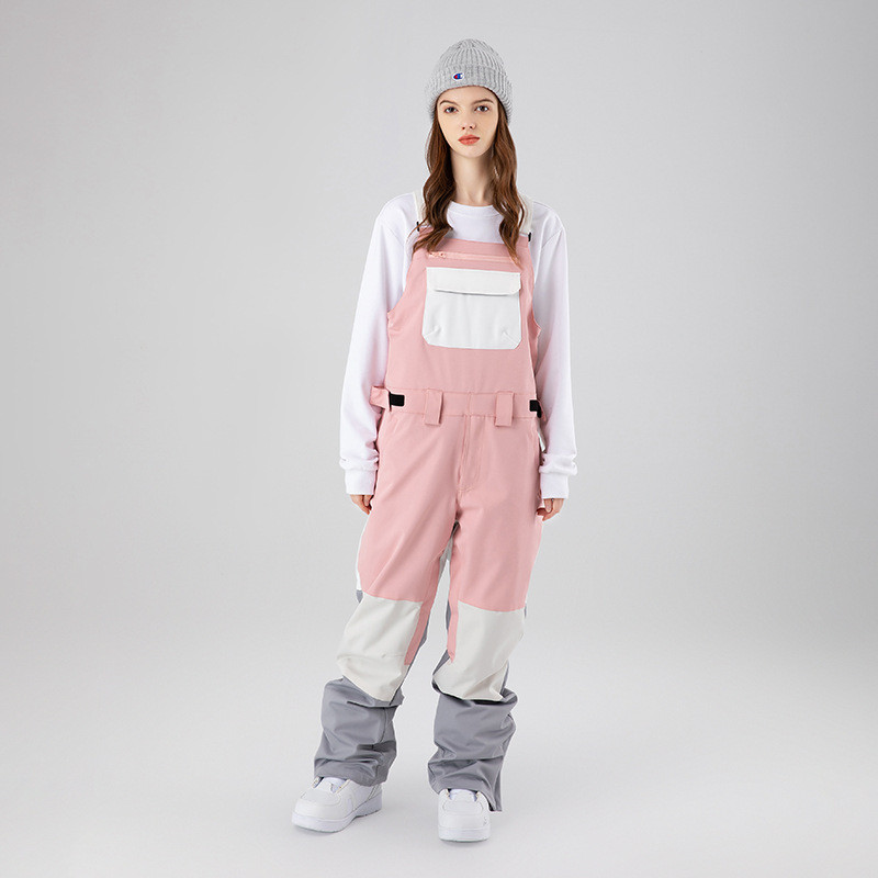 Costume de schi Femei Jachete de snowboard în aer liber Bărbați Pantaloni de schi Salopete Set de schi Impermeabil rezistent la uzură Îmbrăcăminte de iarnă Pantaloni de zăpadă