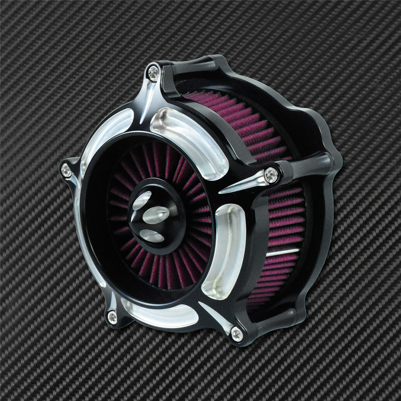 Filtru de admisie pentru turbina CNC pentru filtre de aer pentru Harley Sportster XL Iron Dyna Softail Touring Road King Electra Glide