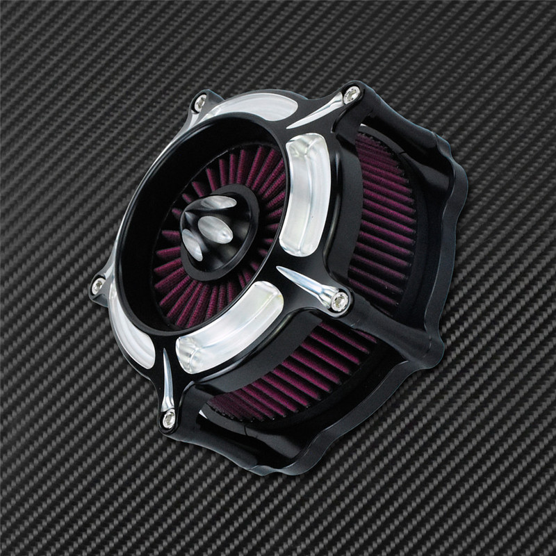 Filtru de admisie pentru turbina CNC pentru filtre de aer pentru Harley Sportster XL Iron Dyna Softail Touring Road King Electra Glide