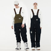 Iarna Noi costume de schi dintr-o singură piesă Femei Bărbați Blugi impermeabili Salopete Pantaloni de snowboard Pantaloni de schi Pantaloni de zăpadă Salopete rezistente la vânt