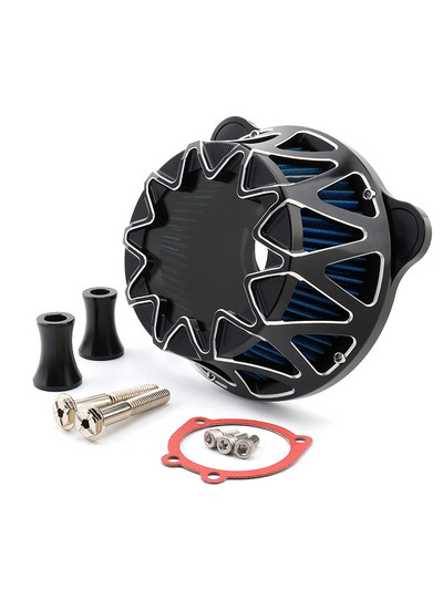 Kit de curățare admisie CNC pentru filtru de aer pentru Harley Dyna FXR Street Bob Softail Slim 1993-2015 Touring Road Glide 93-2007 Twin Cam EVO