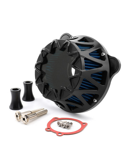 Kit de curățare admisie CNC pentru filtru de aer pentru Harley Dyna FXR Street Bob Softail Slim 1993-2015 Touring Road Glide 93-2007 Twin Cam EVO