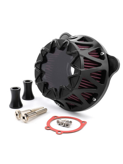 Kit de curățare admisie CNC pentru filtru de aer pentru Harley Dyna FXR Street Bob Softail Slim 1993-2015 Touring Road Glide 93-2007 Twin Cam EVO