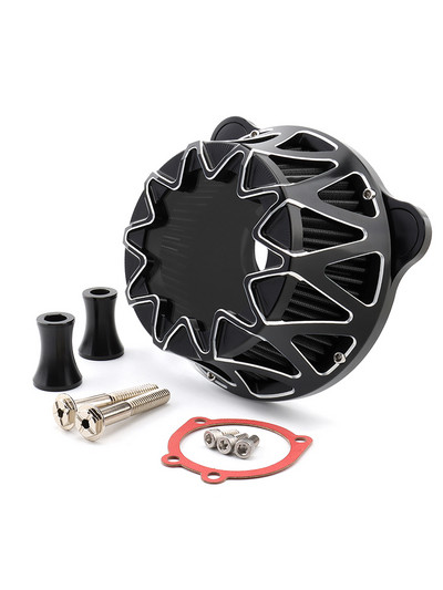 Kit de curățare admisie CNC pentru filtru de aer pentru Harley Dyna FXR Street Bob Softail Slim 1993-2015 Touring Road Glide 93-2007 Twin Cam EVO