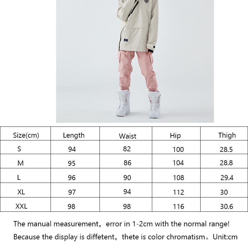 2022, pantaloni de schi noi, salopete pentru femei, pantaloni de snowboard în aer liber, pantaloni de iarnă pentru bărbați, pantaloni de schi, impermeabili, rezistenți la vânt, cu grindă, largi