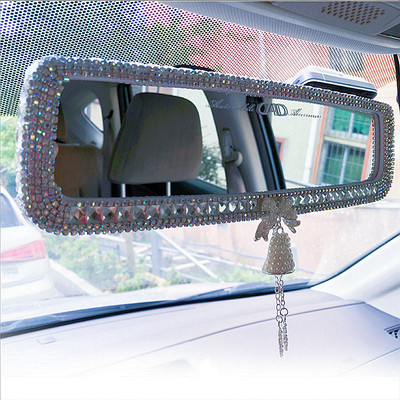 Decor oglindă retrovizoare cu strass, fluture, farmecul interior al mașinii, cristal diamant, capac pentru oglinda retrovizoare, accesorii auto