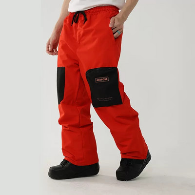 Iarna 2022, noi pantaloni de schi, bărbați, femei, sport în aer liber, salopete de snowboard, impermeabile, îmbrăcăminte de iarnă, pantaloni de zăpadă îngroșați