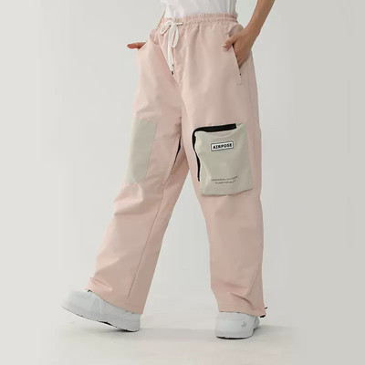 Iarna 2022, noi pantaloni de schi, bărbați, femei, sport în aer liber, salopete de snowboard, impermeabile, îmbrăcăminte de iarnă, pantaloni de zăpadă îngroșați