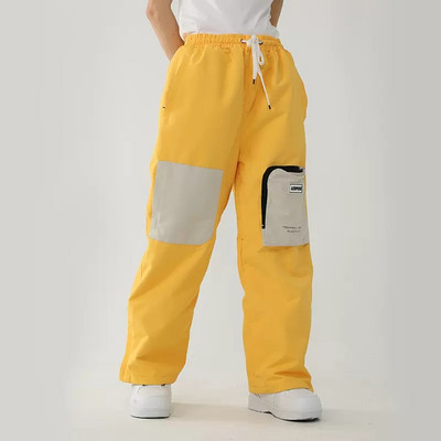 Iarna 2022, noi pantaloni de schi, bărbați, femei, sport în aer liber, salopete de snowboard, impermeabile, îmbrăcăminte de iarnă, pantaloni de zăpadă îngroșați