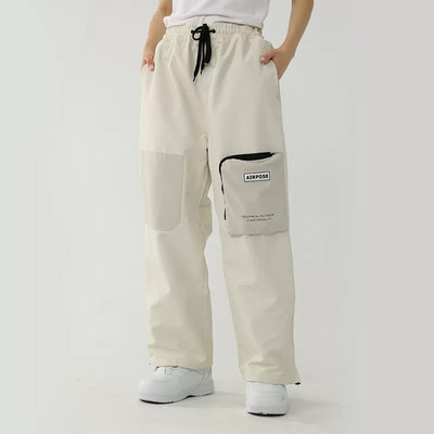 Iarna 2022, noi pantaloni de schi, bărbați, femei, sport în aer liber, salopete de snowboard, impermeabile, îmbrăcăminte de iarnă, pantaloni de zăpadă îngroșați