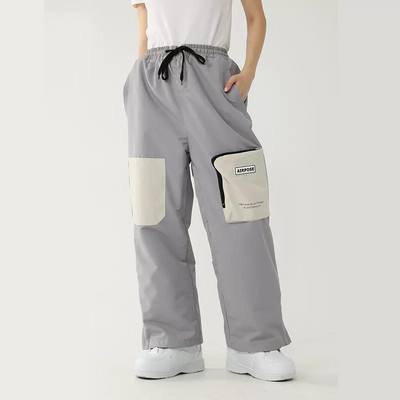 Iarna 2022, noi pantaloni de schi, bărbați, femei, sport în aer liber, salopete de snowboard, impermeabile, îmbrăcăminte de iarnă, pantaloni de zăpadă îngroșați